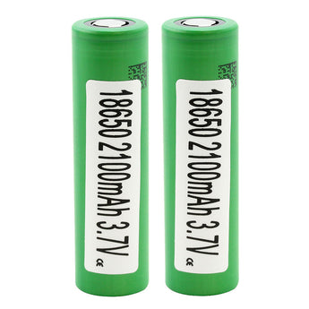 Sony MuRata VTC4 INR 18650 2100mAh 3.7V Unprotected High-Drain 30A Flat Top Battery - 2 Pieces