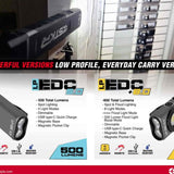 STKR LP EDC 8.0 USB-C Rechargeable Low Profile Flashlight - 800 Lumens - Uses Built-in Li-ion Battery Pack