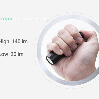 Nextorch C1 LED Flashlight - 140 Lumens - Includes 1 x AA