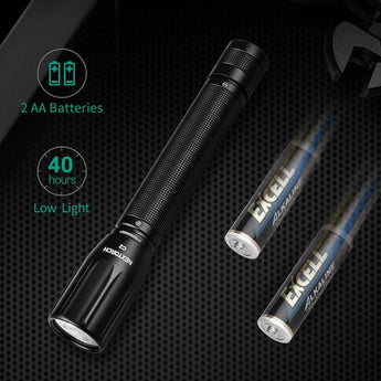 Nextorch C2 LED Flashlight - CREE XP-G3 - 250 Lumens - Includes 2 x AA