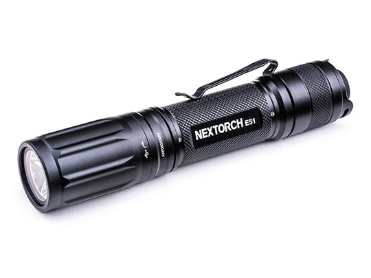 Nextorch E51-V2 USB-C Rechargeable LED Flashlight - 1400 Lumens - Osram P9 - Includes 1 x 18650