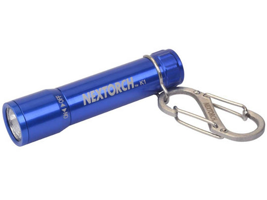 Nextorch K1 LED Keylight with S-Biner - CREE Q4 LED - 40 Lumens - Includes 1 x AAA - Black, Blue or Red