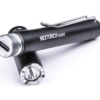 Nextorch K3RT USB-C Rechargeable LED Penlight - CREE XP-G3 - 330 Lumens - Uses Built-in 320mAh Li-ion Battery Pack
