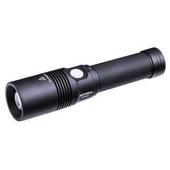 nextorch l10 max lep flashlight angled down and to the left