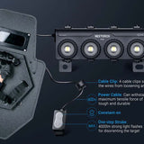 Nextorch P20 Focusable LED Shield Light - 4000 Lumens - Osram P9 - Includes 2 x USB-C Rechargeable 21700