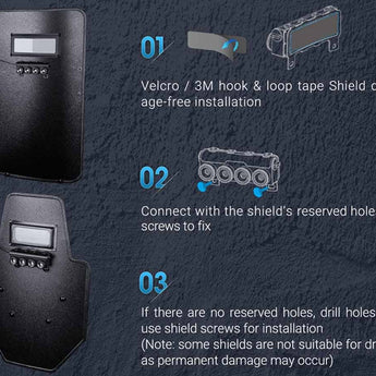 Nextorch P20 Focusable LED Shield Light - 4000 Lumens - Osram P9 - Includes 2 x USB-C Rechargeable 21700