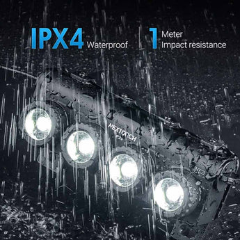 Nextorch P20 Focusable LED Shield Light - 4000 Lumens - Osram P9 - Includes 2 x USB-C Rechargeable 21700