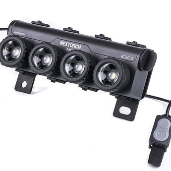 Nextorch P20 Focusable LED Shield Light - 4000 Lumens - Osram P9 - Includes 2 x USB-C Rechargeable 21700