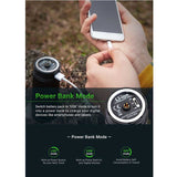 Nextorch Saint Torch 30 USB-C Rechargeable LED Searchlight - 8000 Lumens - 3 x CREE XHP50.2-K4 - Uses Built-In Li-ion Battery Pack