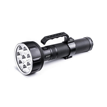 Nextorch Saint Torch 31 USB-C Rechargeable LED Searchlight - 20000 Lumens - 8 x CREE XHP50 - Uses Built-In Li-ion Battery Pack