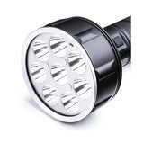 Nextorch Saint Torch 31 USB-C Rechargeable LED Searchlight - 20000 Lumens - 8 x CREE XHP50 - Uses Built-In Li-ion Battery Pack