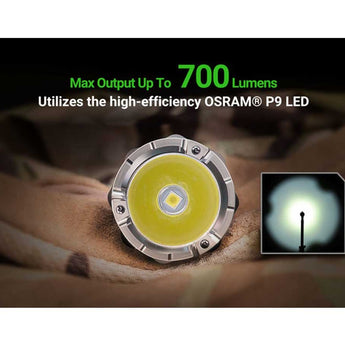 Nextorch TA30 Max LED Tactical Flashlight - 2100 Lumens - CREE XHP50.2 - Includes 1 x USB-C Rechargeable 21700