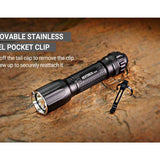 Nextorch TA30 Max LED Tactical Flashlight - 2100 Lumens - CREE XHP50.2 - Includes 1 x USB-C Rechargeable 21700