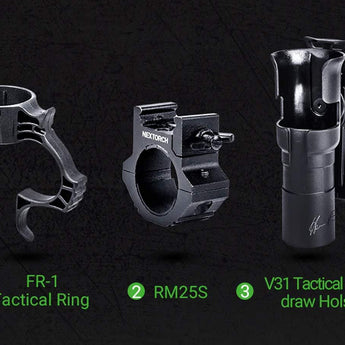 Nextorch TA20 USB-C Rechargeable LED Flashlight - 1000 Lumens - Osram P9 - Includes 1 x 16340