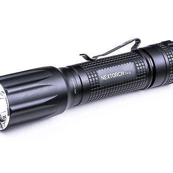 Nextorch TA30-V2 LED Tactical Flashlight - 1300 Lumens - Osram P9 - Includes 1 x 18650