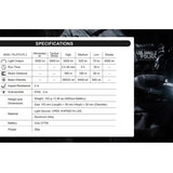 Nextorch TA30C-MAX Tactical LED Flashlight - 3000 Lumens - CREE XHP50D-HI - Includes 1 x USB-C Rechargeable 21700