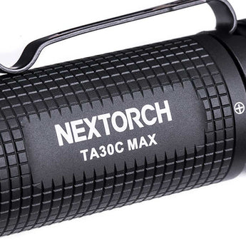 Nextorch TA30C-MAX Tactical LED Flashlight - 3000 Lumens - CREE XHP50D-HI - Includes 1 x USB-C Rechargeable 21700