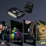 Nextorch UT11C USB-C Rechargeable LED Clip Light - 170 Lumens - Uses Built-in 640mAh Li-ion Battery Pack