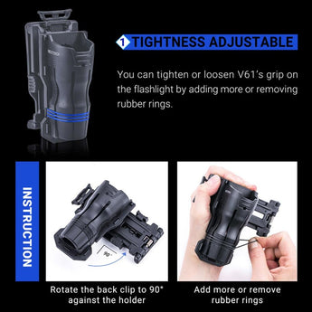 Nextorch V61 Holster for the TA30, TA01, TA15, E51 and E6