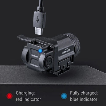 Nextorch WL14 USB-C Rechargeable LED Weapon Light - OSRAM P9 - 500 Lumens - Uses Built-in 250mAh Li-ion Battery Pack