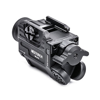 Nextorch WL21 LED Weapon Light with Red, Green, or Infrared Laser - 650 Lumens - Osram P9 - Includes 1 x 16340 with Built-In Charging Port