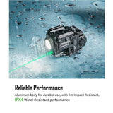 Nextorch WL22 USB-C Rechargeable LED Weapon Light - 650 Lumens - Osram P9 - Includes Built-In Li-ion Battery Pack - With Choice of Red or Green Laser