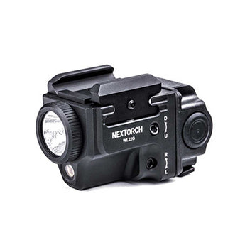 Nextorch WL22 USB-C Rechargeable LED Weapon Light - 650 Lumens - Osram P9 - Includes Built-In Li-ion Battery Pack - With Choice of Red or Green Laser