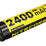 Nitecore NH2400 AA 2400mAh / 3600mWh 1.5V Rechargeable Protected Lithium-Ion Button Top Battery Kit - Includes 4 x AA Batteries and 1 x USB-C Charging Cable