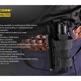 Nitecore NCP30 Durable Multi-Functional Tactical Flashlight Holster - Fits Nitecore E, MT, P, SRT, & MH Series - Black
