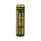 Nitecore NI14500A IMR 14500 650mAh 3.7V Unprotected Lithium Manganese (LiMn2O4) Battery - Button Top or Flat Top