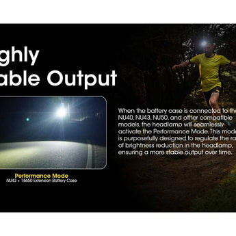 Nitecore 18650 Extension Battery Case Charger and Power Suppy