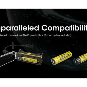 Nitecore 18650 Extension Battery Case Charger and Power Suppy