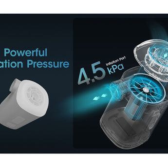 Nitecore AP10 USB-C Rechargeable Ultra Compact Electric Air Pump - Uses Built-in 3600mAh Li-ion Battery Pack