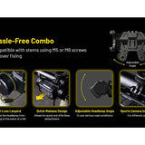 Nitecore BM06 Headlamp Bike Mount