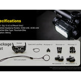 Nitecore BM06 Headlamp Bike Mount