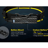 Nitecore Carbon Battery 6K USB-C Rechargeable Extended Runtime Headlamp Kit for the NU40, NU43, NU50 and HC65 UHE