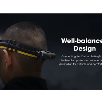 Nitecore Carbon Battery 6K USB-C Rechargeable Extended Runtime Headlamp Kit for the NU40, NU43, NU50 and HC65 UHE