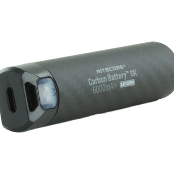 Nitecore Carbon Battery 6K USB-C Rechargeable Extended Runtime Headlamp Kit for the NU40, NU43, NU50 and HC65 UHE