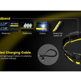 Nitecore Carbon Battery 6K USB-C Rechargeable Extended Runtime Headlamp Kit for the NU40, NU43, NU50 and HC65 UHE