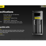 Nitecore Ci2 Dual-Slot USB-C Smart Charger for Li-ion, Ni-Cd and NiMH Batteries