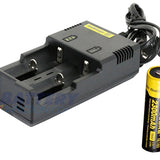 Nitecore Chameleon CU6 UV Ultraviolet LED Flashlight Night Hunting Kit with GM02 Weapon Mount, RSW1 Remote Switch, 18650 Battery and Charger - Fits Picatinny Railed Guns - 440 Lumens