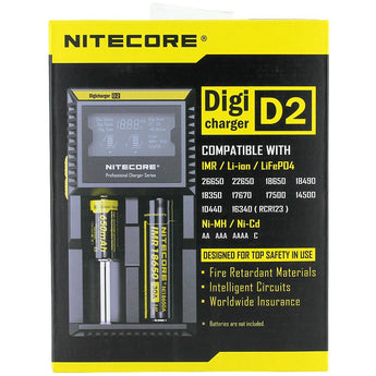 Nitecore D2 Digicharger - Package Shot