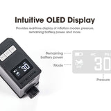 Nitecore EBP10 Portable Electric Pump - 144psi Max - Uses Built-in 14.8V 8.88Wh Li-ion Battery Pack