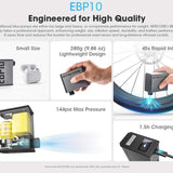 Nitecore EBP10 Portable Electric Pump - 144psi Max - Uses Built-in 14.8V 8.88Wh Li-ion Battery Pack