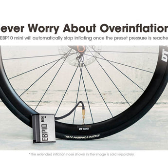 Nitecore EBP10 Mini Portable Electric Pump - 120psi Max - Uses Built-in 11.1V 2.55Wh Li-ion Battery Pack