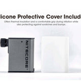 Nitecore EBP10 Mini Portable Electric Pump - 120psi Max - Uses Built-in 11.1V 2.55Wh Li-ion Battery Pack