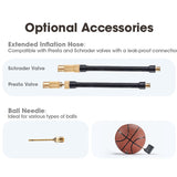 Nitecore EBP10 Mini Portable Electric Pump - 120psi Max - Uses Built-in 11.1V 2.55Wh Li-ion Battery Pack