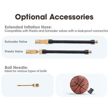 Nitecore EBP10 Mini Portable Electric Pump - 120psi Max - Uses Built-in 11.1V 2.55Wh Li-ion Battery Pack