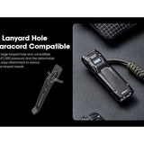 Nitecore EDC23 Saber USB-C Rechargeable LED Flashlight - 2500 Lumens - 2 x NiteLab UHi 25 - Uses Built-in 1500mAh Li-ion Battery Pack