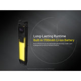 Nitecore EDC27 UHi USB-C Rechargeable LED Flashlight - 3100 Lumens - NiteLab UHi 20 - Uses Built-in 3.7V 1700mAh Li-ion Battery Pack